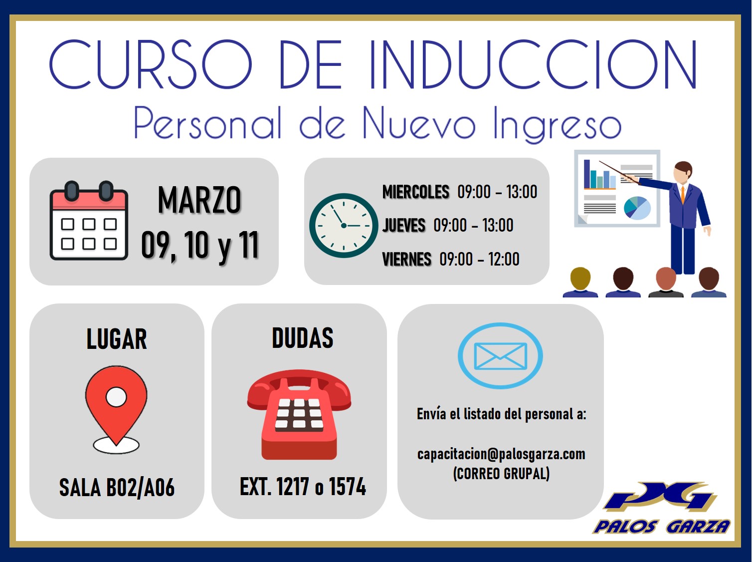 Curso de inducción/personal de nuevo ingreso 2022.